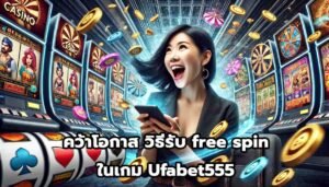 คว้าโอกาส วิธีรับ free spin ในเกม Ufabet555-3
