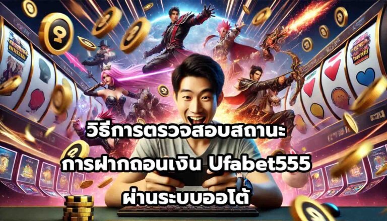 วิธีการตรวจสอบสถานะการฝากถอนเงิน Ufabet555 ผ่านระบบออโต้-1