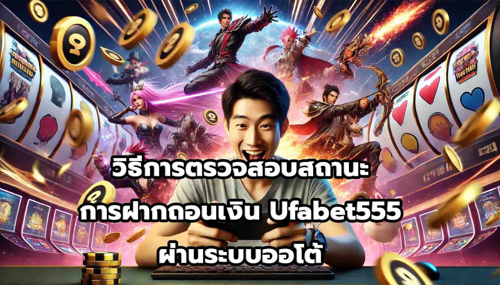 วิธีการตรวจสอบสถานะการฝากถอนเงิน Ufabet555 ผ่านระบบออโต้-1