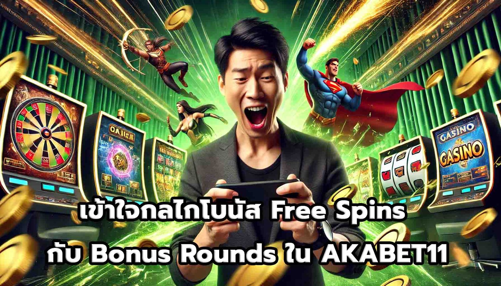 เข้าใจกลไกโบนัส Free Spins กับ Bonus Rounds ใน AKABET11-11