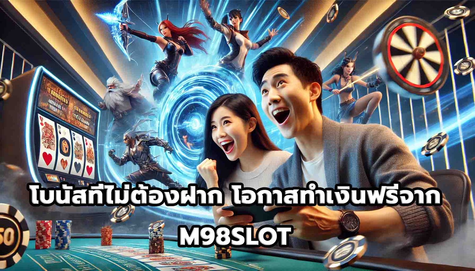 โบนัสที่ไม่ต้องฝาก โอกาสทำเงินฟรีจาก M98SLOT-14