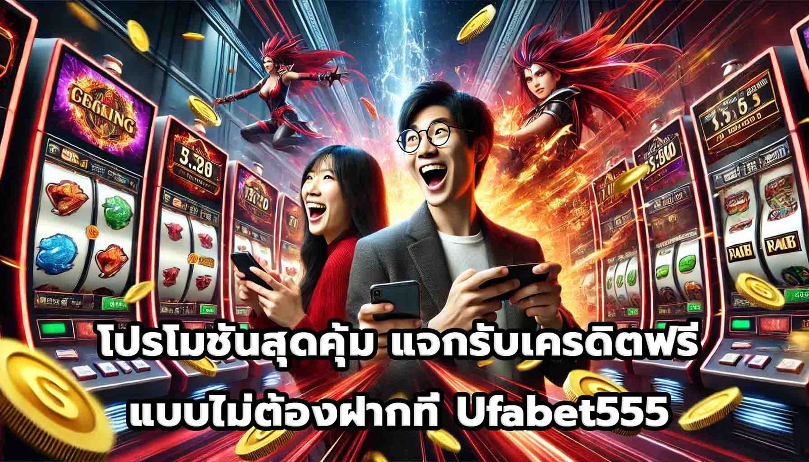 โปรโมชันสุดคุ้ม แจกรับเครดิตฟรีแบบไม่ต้องฝากที่ Ufabet555-5